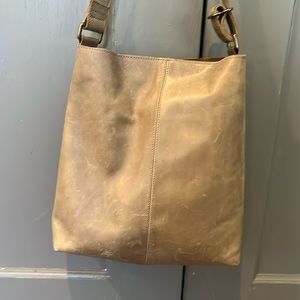 ABLE grey leather purse